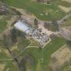 Oblique aerial view centred on the country house (hotel),  taken from the S.