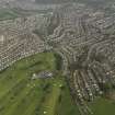 General oblique aerial view centred on the housing estate, taken from the WNW.