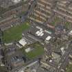 Oblique aerial view centred on the school, taken from the S.