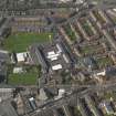 Oblique aerial view centred on the school, taken from the SSE.