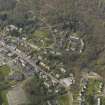 General oblique aerial view of the village, taken from the SE.