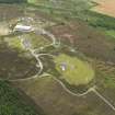 Oblique aerial view centred on the scatter station, taken from the WNW.