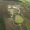 Oblique aerial view centred on the scatter station, taken from the WSW.