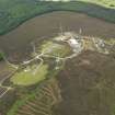 Oblique aerial view centred on the scatter station, taken from the SSW.