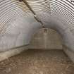 Interior of single igloo for nuclear mine.