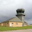 View from NW of met office and control tower.