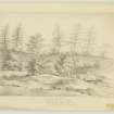 Sketch showing general view.
Drawing A. Archer 1837