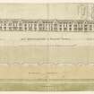 Aberdeen, Rubislaw Terrace.
Scale drawing of front elavation and plan of Rubislaw Terrace.