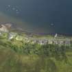 General oblique aerial view centred on the south part of the village, taken from the SW.