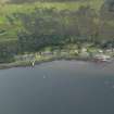 General oblique aerial view centred on the south part of the village, taken from the NE.