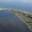 General oblique aerial view centred on the S part of the village, taken from the SW