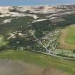 Oblique aerial view centred on the  village, taken from the SW.