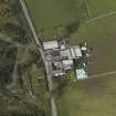 Oblique aerial view centred on the farmstead, taken from the S.