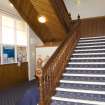 Interior. Ground floor, W staircase, view from SE