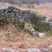 High Morlaggan: possible sheep pen inserted in building 3