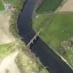 General oblique aerial view centred on the railway viaduct, taken from the SW.