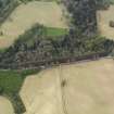 Oblique aerial view centred on the beech hedge, taken from the ESE.