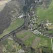 General oblique aerial view centred on Strone House with the village adjacent, taken from the ENE.