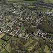 General oblique aerial view centred on the town of Banchory, taken from the NW.