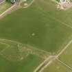 Oblique aerial view centred on the modern recumbent stone circle, taken from the S.
