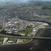 Oblique aerial view of the Citadel area of Inverness and the Longman Industrial Estate with Loch Ness beyond, taken from the NE.