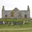 North east elevation view of Berneray Parliamentary Church