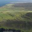 General oblique aerial view of the tabular geology in the NE of Rousay, taken from the N.