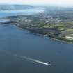 General oblique aerial view centred on the town with the Firth of Clyde in the background, taken from the WSW.