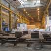 Interior. E Fabrication shed, Bay 1. View from NE. Note roof.