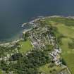 General oblique aerial view of Carradale, taken from the WNW.