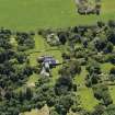 Oblique aerial view centred on Carradale Country House, taken from the N.