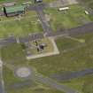 Oblique aerial view centred on the control tower, taken from the W.