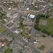 Oblique aerial view centred on the bonded warehouse, taken from the SW.