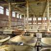 Interior.  Showing cotton dipping sinks in nitrating house.