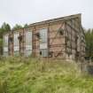 View from SE of the solvent storage and handling house showing extenral windows.