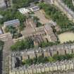 Oblique aerial view centred on the High School with Bruntisfield House adjacent, taken from the ENE