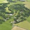 General oblique aerial view of Threave House and policies, taken from the NW.