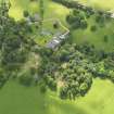 General oblique aerial view of Gelston Castle and policies, taken from the NNE.