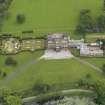 Oblique aerial view of Kinmount House and rose garden, taken from the N.