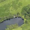 Oblique aerial view of Kinmount House bathing house, taken from the W.