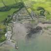 General oblique aerial view of Garlieston, taken from the E.