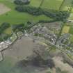 General oblique aerial view of Garlieston, taken from the NE.