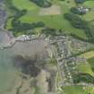 General oblique aerial view of Garlieston, taken from the N.