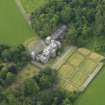 Oblique aerial view of Galloway House and formal garden, taken from the SE.