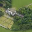 Oblique aerial view of Galloway House and formal garden, taken from the ENE.