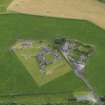 Oblique aerial view of Glenluce Abbey, taken from the N.