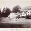 View of Kenmore village with tent. 

