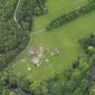 Oblique aerial view of Eglinton Castle, taken from the NNE.