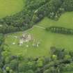 Oblique aerial view of Eglinton Castle, taken from the NNW.