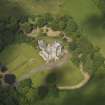 Oblique aerial view of Caprington Castle, taken from the SE.